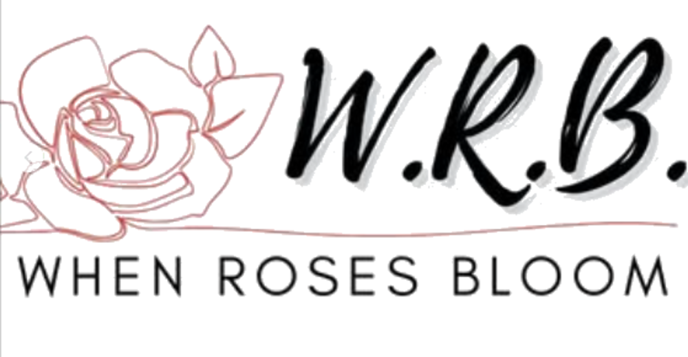 When Roses Bloom logo graphic